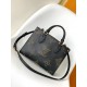 Louis Vuitton OnTheGo PM Toto Bag in Monogram Empreinte Leather - Black