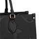 Louis Vuitton OnTheGo MM Toto Bag in Monogram Empreinte Leather - Black