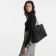 Louis Vuitton OnTheGo MM Toto Bag in Monogram Empreinte Leather - Black