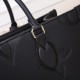 Louis Vuitton OnTheGo MM Toto Bag in Monogram Empreinte Leather - Black