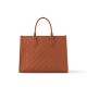 Louis Vuitton OnTheGo MM Toto Bag in Monogram Empreinte Leather - Cognac Brown