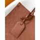 Louis Vuitton OnTheGo MM Toto Bag in Monogram Empreinte Leather - Cognac Brown