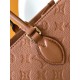 Louis Vuitton OnTheGo MM Toto Bag in Monogram Empreinte Leather - Cognac Brown