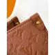 Louis Vuitton OnTheGo MM Toto Bag in Monogram Empreinte Leather - Cognac Brown