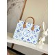 Louis Vuitton OnTheGo MM Toto Bag in Monogram Tiles Canvas