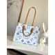 Louis Vuitton OnTheGo MM Toto Bag in Monogram Tiles Canvas