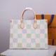 Louis Vuitton OnTheGo MM Toto Bag in Damier Giant Canvas