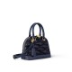 Louis Vuitton Alma BB Handbag in Malletage Leather - Bleu Marine