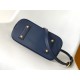 Louis Vuitton Alma BB Handbag in Malletage Leather - Bleu Marine