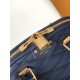 Louis Vuitton Alma BB Handbag in Malletage Leather - Bleu Marine