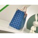 Louis Vuitton OnTheGo MM Toto Bag in Monogram Denim Canvas