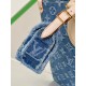 Louis Vuitton OnTheGo MM Toto Bag in Monogram Denim Canvas