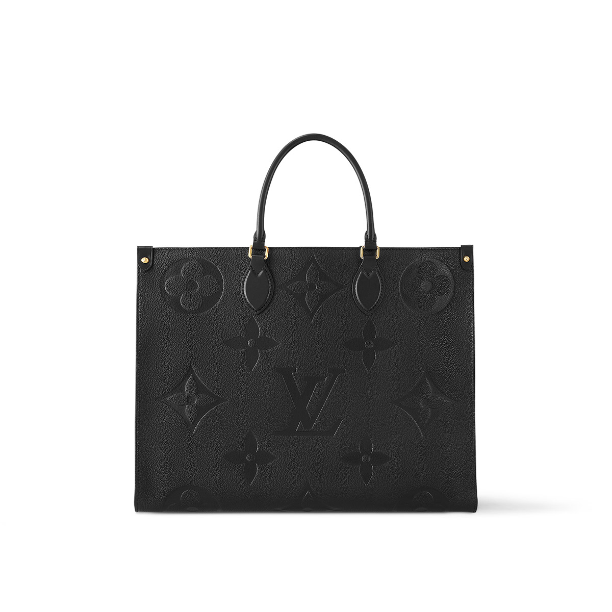 Louis Vuitton OnTheGo GM Toto Bag in Monogram Empreinte Leather - Black