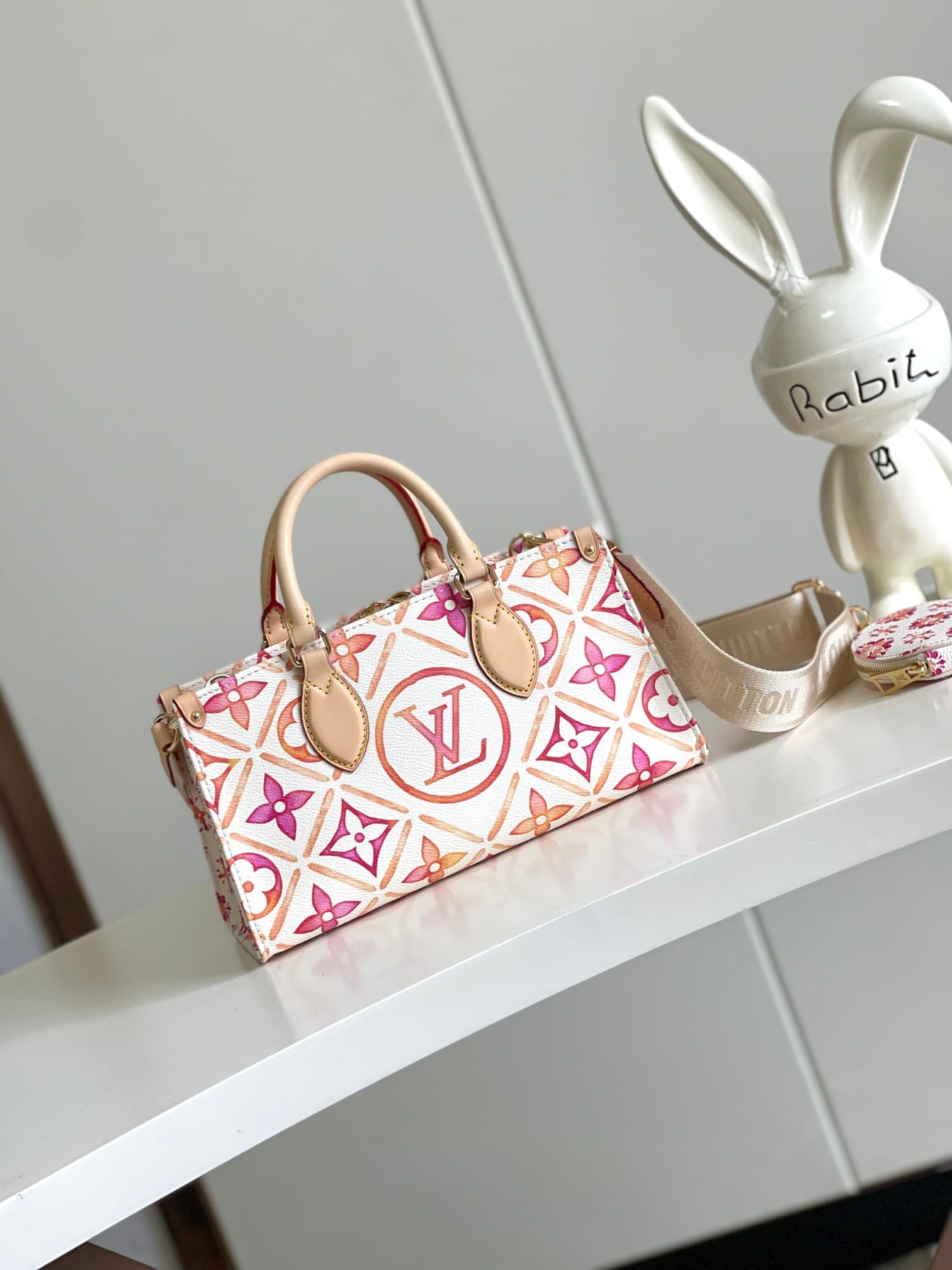 Louis Vuitton OnTheGo East West Toto Bag in Monogram Canvas - Coral