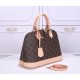 Louis Vuitton Alma PM Handbag in Monogram Coated Canvas