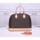 Louis Vuitton Alma PM Handbag in Monogram Coated Canvas