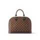 Louis Vuitton Alma PM Handbag in Damier Ebene Coated Canvas