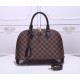 Louis Vuitton Alma PM Handbag in Damier Ebene Coated Canvas