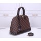 Louis Vuitton Alma PM Handbag in Damier Ebene Coated Canvas