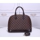 Louis Vuitton Alma PM Handbag in Damier Ebene Coated Canvas