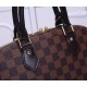 Louis Vuitton Alma PM Handbag in Damier Ebene Coated Canvas