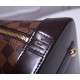 Louis Vuitton Alma PM Handbag in Damier Ebene Coated Canvas