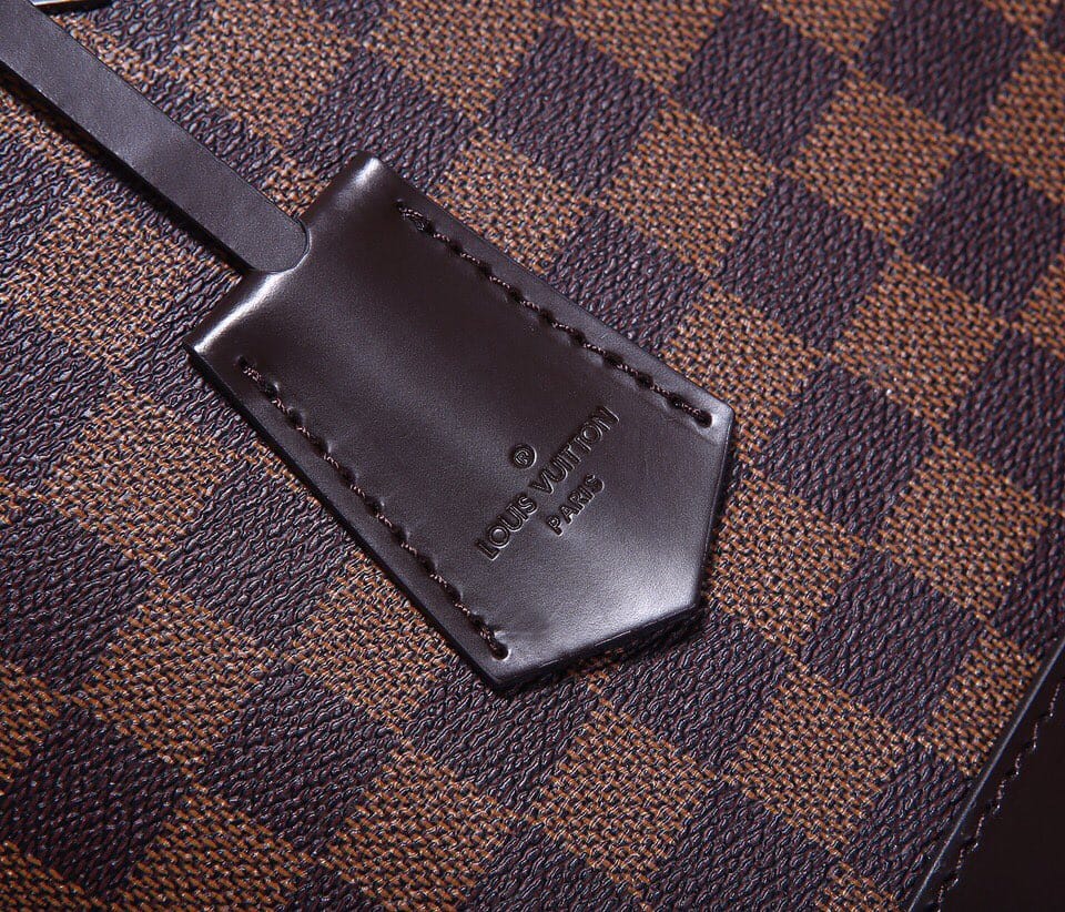 Louis Vuitton Alma PM Handbag in Damier Ebene Coated Canvas