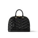 Louis Vuitton Alma PM Handbag in Malletage Leather - Black