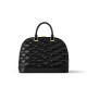 Louis Vuitton Alma PM Handbag in Malletage Leather - Black