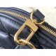 Louis Vuitton Alma PM Handbag in Malletage Leather - Black