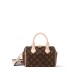 Louis Vuitton Speedy Bandoulière 20 Handle Shoulder Bag in Monogram Canvas - Black