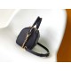 Louis Vuitton Speedy Bandoulière 20 Handle Shoulder Bag in Bicolor Monogram Leather - Navy Blue/Cream