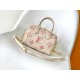 Louis Vuitton Speedy Bandoulière 20 Handle Shoulder Bag in Bicolor Monogram Leather - Latte/Chamallow