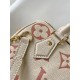 Louis Vuitton Speedy Bandoulière 20 Handle Shoulder Bag in Bicolor Monogram Leather - Latte/Chamallow