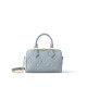 Louis Vuitton Speedy Bandoulière 20 Handle Shoulder Bag in Monogram Leather - Blue