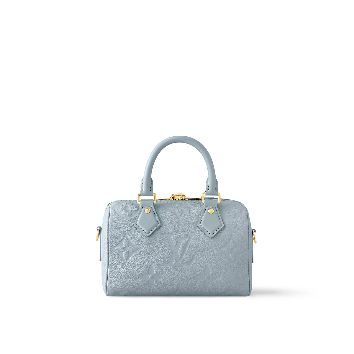 Louis Vuitton Speedy Bandoulière 20 Handle Shoulder Bag in Monogram Leather - Blue