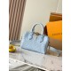 Louis Vuitton Speedy Bandoulière 20 Handle Shoulder Bag in Monogram Leather - Blue