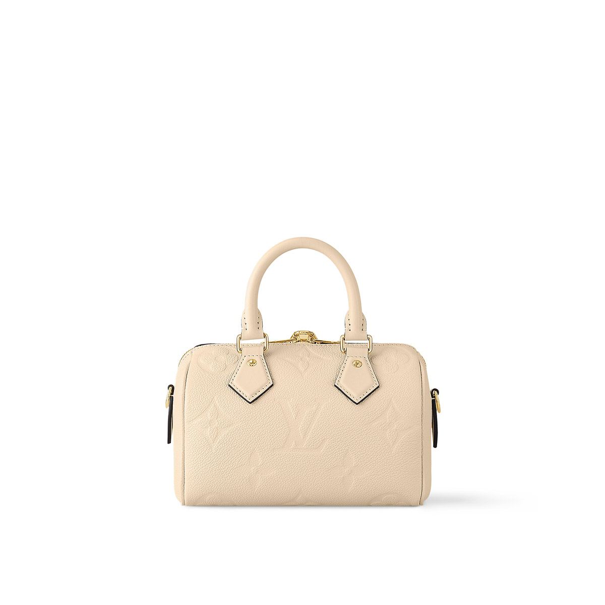 Louis Vuitton Speedy Bandoulière 20 Handle Shoulder Bag in Monogram Leather - Beige