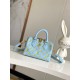 Louis Vuitton Speedy Bandoulière 20 Handle Shoulder Bag in Calfskin Leather - Baby Blue