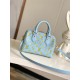 Louis Vuitton Speedy Bandoulière 20 Handle Shoulder Bag in Calfskin Leather - Baby Blue