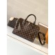 Louis Vuitton Speedy Bandoulière 25 Handle Shoulder Bag in Damier Ebene Canvas