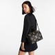 Louis Vuitton Speedy Bandoulière 25 Handle Shoulder Bag in Bicolor Monogram Leather - Black/Beige