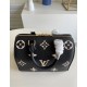 Louis Vuitton Speedy Bandoulière 25 Handle Shoulder Bag in Bicolor Monogram Leather - Black/Beige