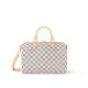 Louis Vuitton Speedy Bandoulière 30 Handle Shoulder Bag in Damier Azur Canvas