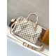 Louis Vuitton Speedy Bandoulière 30 Handle Shoulder Bag in Damier Azur Canvas