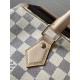 Louis Vuitton Speedy Bandoulière 30 Handle Shoulder Bag in Damier Azur Canvas