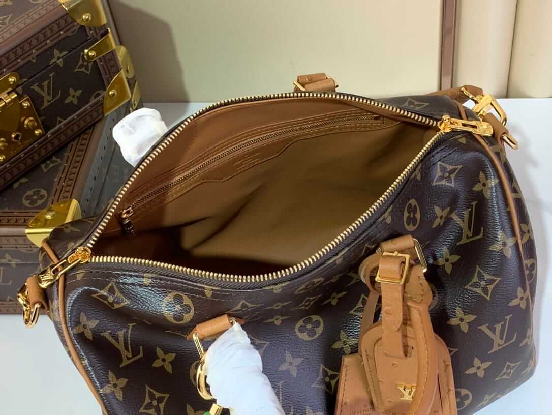 Louis Vuitton Speedy Bandoulière 20 Handle Shoulder Bag - Multicolor Beige