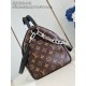 Louis Vuitton Speedy Soft 30 Dark Handle Shoulder Bag in Monogram Canvas - Black