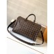 Louis Vuitton Speedy Bandoulière 35 Handle Shoulder Bag in Damier Ebene Canvas