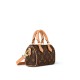 Louis Vuitton Nano Speedy Handle Shoulder Bag in Monogram Canvas